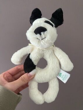 Jellycat Bashful Puppy Ring Rattle